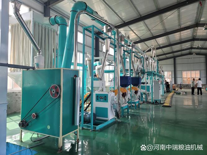 一条高效的面粉加工生产线通常包括原粮清理设备,研磨设备,筛理设备